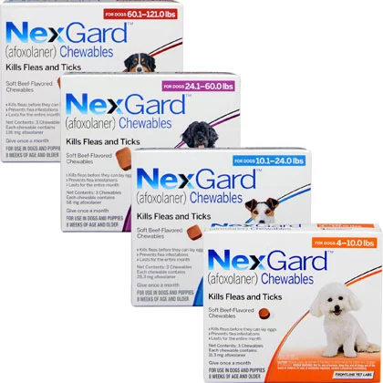 Nexgard chewables hotsell side effects